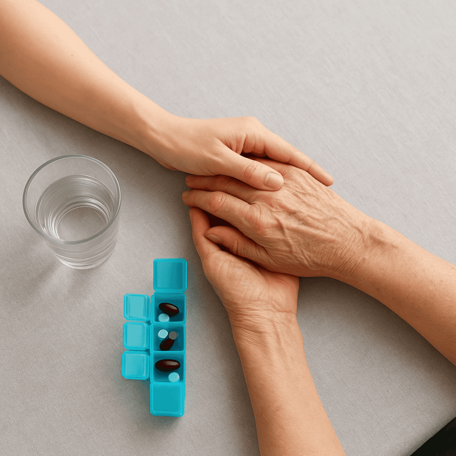 Plan de cuidado personalizado a domicilio en Málaga con ayuda en medicamentos.